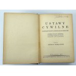 MARJAŃSKI Antoni - Ustawy cywilne - Kraków 1937 [ziemie zachodnie, Niemcy]