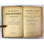 WITOSZYŃSKI Roman - Ustawa karna o przekroczeniach skarbowych - Lwów 1897 [wydawnictwo ustaw austryjackich]