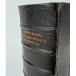 WITOSZYŃSKI Roman - Ustawa karna o przekroczeniach skarbowych - Lwów 1897 [wydawnictwo ustaw austryjackich]
