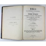 WUJEK Jakób - Biblia łacińsko-polska czyli Pismo Święte - Warszawa 1886
