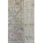 Mapa - Woźniki - Koziegłowy - Wojskowy Instytut Geograficzny - Warszawa 1934