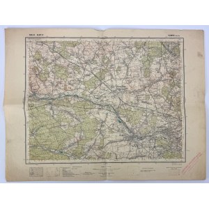 Mapa - Gliwice - Wojskowy Instytut Geograficzny - Warszawa 1933