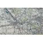 Mapa - Gliwice - Wojskowy Instytut Geograficzny - Warszawa 1933