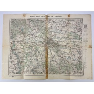 Mapa specjalna okolic Lwowa - Lwów 1924 [Ukraina, Kresy]