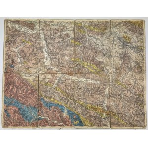 Mapa - Dukla - Krosno - Císařský vojenský geografický úřad