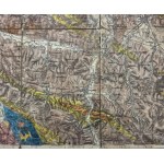 Mapa - Dukla - Krosno - Císařský vojenský geografický úřad