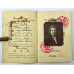 PASZPORT II Rzeczpospolita - Adolfina Zaar - Cieszyn 1932