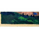 RZEGOCIŃSKI Witold (1883-1969) - Tatry Świnica - Drzeworyt, gwasz - Kraków 1934