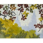 BIELECKI Władysław (1896-1943) - Wawel Legenda - Drzeworyt barwny - 1926