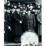 Fotografia - Przedwojenna Orkiestra Górnicza - Polska lata 30 XX w. [Barbórka, instrumenty]