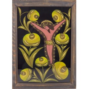 WALCZAK-BANIECKI Władysław (1934-2011) - Święta Anna - Jezus na krzyżu [sztuka podhalańska, Zakopane]