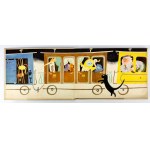 TUWIM Julian - La Locomotive - Lokomotywa - Rzepka - Ptasie Radio - Po francusku - Paryż 1938 [wydanie pierwsze, polski druk]