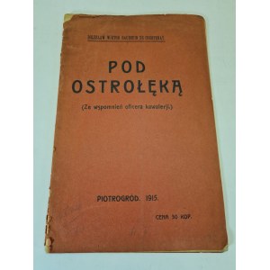 Baudouin de Courtenay, Bolesław Wiktor presso Ostrołęka. (Da un ricordo di un ufficiale di cavalleria) La Rivolta di Novembre