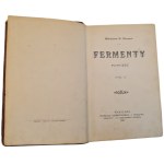 W. S. REYMONT - FERMENTY, Volumes 1–2 [first edition, 1897] Contemporary hardcover