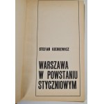 KIENIEWICZ Stefan - VARSOVIE APRÈS L'INSURRECTION DE JANVIER, éd. 1983