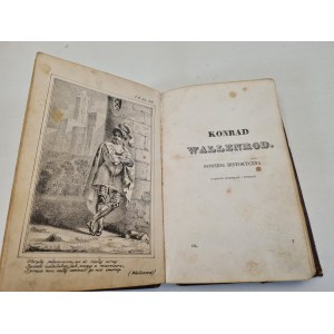 Mickiewicz Adam, Poezye. Tom trzeci. Warszawa 1833, nakł. S.H. Merzbacha. Zawiera : Konrad Wallenrod, Grażyna, Poezye nowe. Pierwsza edycja warszawska