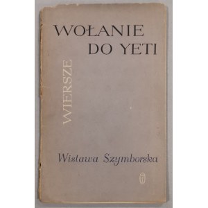 Wisława Szymborska, Appel au Yéti. Poèmes, 1re édition