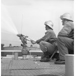 A. Wach Negatives on film. #PRL# Fire Department / Maneuvers, Show.