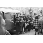 A. Wach Negatives on film. #PRL# Lodz Images Streets , People , Fire on Składowa Street.