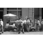 A. Wach Negatives on film. #PRL# Lodz Images Streets , People , Fire on Składowa Street.