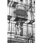 A. Wach Negatives on film. #PRL# Lodz Images Streets , People , Fire on Składowa Street.