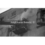 A. Wach Negatives on film. #PRL# Lodz Images Streets , People , Fire on Składowa Street.