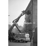 A. Wach Negatives on film. #PRL# Lodz Images Streets , People , Fire on Składowa Street.