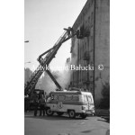 A. Wach Negatives on film. #PRL# Lodz Images Streets , People , Fire on Składowa Street.