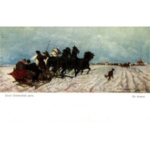 POLISH PAINTING Jozef Chelmonski - To the City