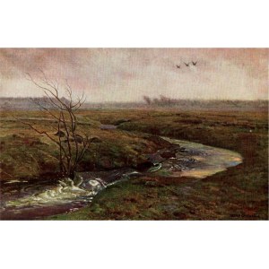 POLISH PAINTING Jozef Chelmonski - Spring Brook