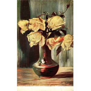 POCKET OF POLISH PAINTING Bergman - Tea roses