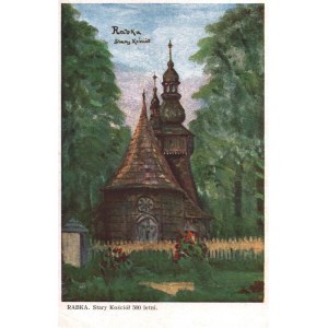 POCKET PAINTING RABKA Old Church 500 years old