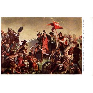 POLISH PAINTING POCKET - Death of Hetman St. Zolkiewski at Cecora