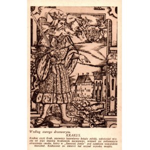 POCKET - According to an old woodcut - Krakus or Krak.