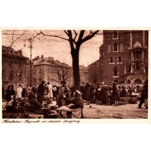 POCKET - Krakow , Market Square on market day