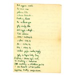 OLGIERD ŁUKASZEWICZ - PROTEST SONG - ODRĘCZNY TEKST Z DEDYKACJĄ 1971 r.