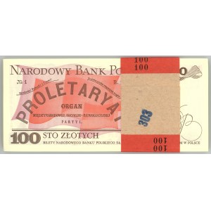 Bank parcel of 100 pieces - 100 zloty 1988 - TH series