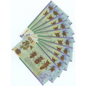PWPW - Honeybee 012 - JK 0000000 - set of 10 pieces.