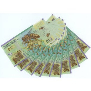 PWPW - Honeybee 012 - JK 0000000 - set of 10 pieces.