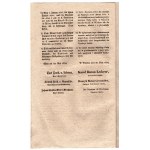 Announcement of the Lviv Bank Directorate on June 16, 1839 about the introduction of new FORMULARE banknotes