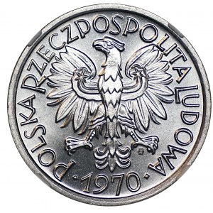 PRL, 2 złote 1970 Jagody - NGC UNC Details