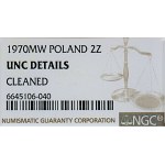 PRL, 2 złote 1970 Jagody - NGC UNC Details