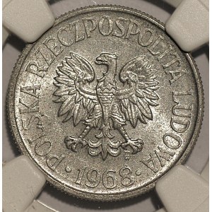 PRL, 50 pennies 1968, NGC MS62 RARE ANNIVERSARY