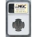 PRL, 1 zloty 1966 - NGC MS 63