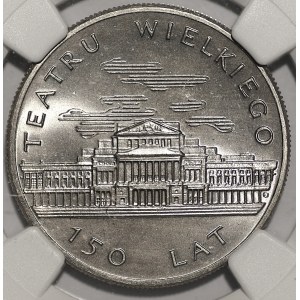 PRL, 50 złotych 1983 150 Lat Teatru Wielkiego (Teatr Wielki) NGC MS67