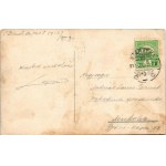 1912 Budapest I. Királyi várpalota, gőzhajó, villamos (fl)