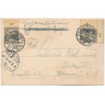 1901 Budapest I. Királyi palota és Várbazár. Montázs Ferenc Józseffel és katonatisztekkel (fa...