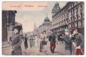 1906 Budapest VIII. Erzsébet körút (Blaha Lujza tér) Hotel Rémi szálloda és kávéház. K.I.V. Bp...