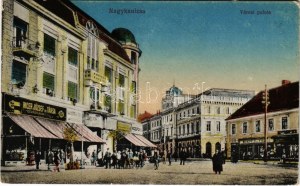 1918 Nagykanizsa, Városi palota, Singer József és Társa, Weiszfeld és Fischer, Stern József, Grünfeld M. üzlete...