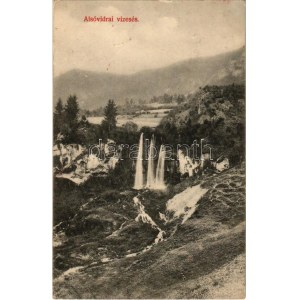 1913 Alsóvidra, Kisaranyos, Vidra, Vidra din Sus (Topánfalva, Campeni); vízesés. Tomus Elek kiadása / waterfall ...